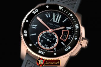 CAR0307A - Calibre de Cartier Diver RG/RU Black