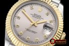 Rolex Datejust II DJ2 41mm Jub Flt YG/SS Light Grey Diams BP A32