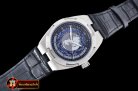 VACH. CONSTANTINE 2016 Overseas World Time 7700V SS/LE Blue MY82