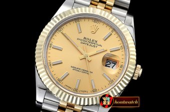 Rolex Datejust II DJ2 41mm Jub Flt Wrap 904L YG/SS Gold Stk GMF A2836