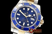 Rolex Submariner 116613 Wrapped YG/SS Blue Noob V8 A2836