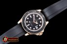 Rolex YachtMaster 116655 40mm RG/RU Black BP Ult A3135 Mod