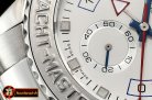 Rolex YachtMaster II Stainless SS/SS White BP Asia 2813 Mod