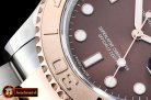 Rolex YachtMaster 116623 40mm 904L RG/SS Brown GMF A3135