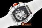 Richard Mille RM011 Felipe Massa LE Wht Cer CER/RG/VRU Blk/Red A