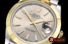 Rolex Datejust II 41mm Jub Smt YG/SS Grey Stick BP Swiss 2836