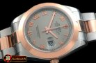 R2DJ0193F - SS/RG Oyster Grey Roman Asian Eta 2836-2