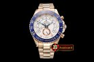 Rolex YachtMaster II Blue RG/RG White BP Asia 2813 Mod