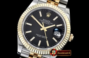 Rolex Datejust II DJ2 41mm Jub Flt Wrap 904L YG/SS Blk Stk GMF A2836