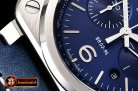 Bell & Ross BR03-94 Chronograph SS/LE Blue Asia 7750
