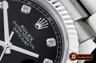 Rolex Datejust II DJ2 41mm Oyt Flt SS/SS Black Diam BP Asia 2813