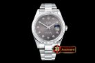 Rolex Datejust II DJ2 41mm Oyt Flt SS/SS Grey Diam BP Asia 2813