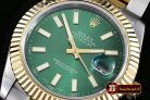 R2DJ0196E - SS/YG Oyster Green Stk Asian Eta 2836-2