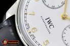 IWC Portugieser Annual Cal IW503502 SS/LE Wht/Gold A52850