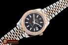 Rolex Datejust II 41mm Jub Flt RG/SS Black Stick BP Swiss 2836