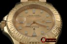 Best Replica Rolex Yachtmaster Men FG Gold Asia 2813 25J 28800