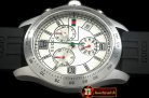 GU034A - G-Timeless Men Chrono SS/LE White Swiss Qtz