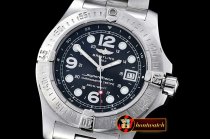 Breitling SuperOcean SteelFish SS/SS Black HF Asia 2836