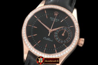 ROLCEL066B - 2014 Cellini Date RG/LE Black Asia 2813