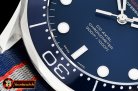 Omega Seamaster Diver 300m Co-Axial Cer SS/NY Blue BP A2836