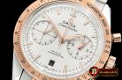 Omega SpeedMaster 57 Co-Axial RG/SS White OMF A7750 9300