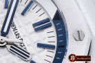 AP0378F - Royal Oak Diver CER/RU White/Blue JHF A2813 Mod3120