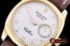 ROLCEL071A - Cellini Date YG/LE White Num Asia 2824