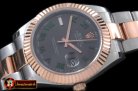 Best Replica Rolex Datejust II SS/RG Oyster Fluted Grey Roman As