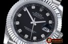 Rolex Datejust II DJ2 41mm Jub Flt SS/SS Black Diams BP A3235 Mo