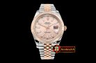 Rolex Datejust II 41mm Jub Flt RG/SS Rose Gold Stick BP Swiss 28