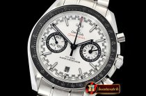 Omega Speedmaster Moonwatch SS/SS White OMF A7750 9900