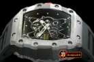 RM078A - RM-035 Rafael Nadal Tourbillon PVD/RU/Blk Custom Skelet