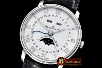 Blancpain Villeret Complications SS/LE White OMF Miyota 9015 Mod