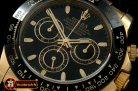 Replica Rolex Daytona 116528 YG/LE Black Stk A-7750 Sec@6 28800