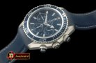 OMG0374B - Planet Ocean 45.5 Chrono SS/RU Blue 7753