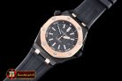 AP0378J - Royal Oak Diver PVD/RU RG Bez Black JHF A2813 Mod3120