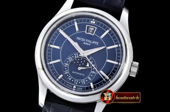 PP0209A - Annual Calendar MoonPhase 5205G Blue MY9015 Cal324