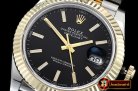 Rolex Datejust II DJ2 41mm Jub Flt Wrap 904L YG/SS Blk Stk GMF A2836