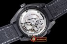 Omega Planet Ocean GMT Deep Black PVD/RU Blue JHF A2824 Mod