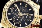 Replica Rolex Daytona 18K YG Wrp YG/LE Blk Stk BP A7750 Mod4130