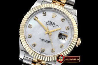 Rolex Datejust II DJ2 41mm Jub Flt Wrap 904L YG/SS Wht MOP D GMF A2836