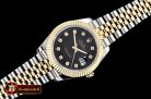 Rolex Datejust II DJ2 41mm Jub Flt YG/SS Black Diams BP Swiss 28