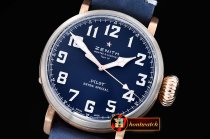 ZENITH Type 20 Extra Westime Ed BR/TI/LE Blue V6F A2824 Mod