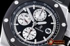 AP0375B - AP Royal Oak Chrono SS/RU Black JHF A3126 Secs@9