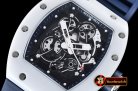 Replica Richard Mille RM055 White Bubba Watson White Cer Blue CE