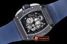 Replica Richard Mille Yohan Blake TZP Cer Black CER/RU Blue Cust