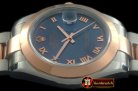 R2DJ0193H - SS/RG Oyster Blue Roman Asian Eta 2836-2