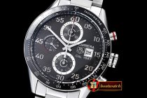TAG0293 - Carrera Date 43mm Cal. 1887 SS/SS Grey Asia 7750