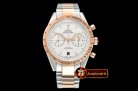 Omega SpeedMaster 57 Co-Axial RG/SS White OMF A7750 9300