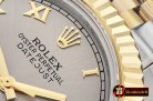 Rolex Datejust II DJ2 41mm Jub Flt YG/SS Light Gray Roman BP A32